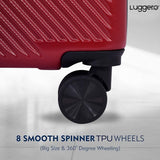 Amiggo Chilli Red Hard Trolley Bag