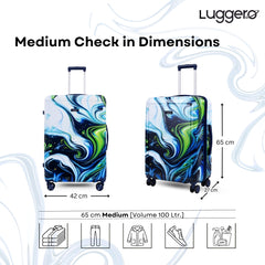 PRISM BLUE Light Weight & Durable Polycarbonate Hard Luggage