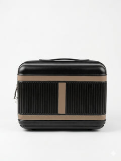 Luggero Lux Mykonos Polycarbonate Hard Trolley Bag — Leather Trim | 20/24/28 inch