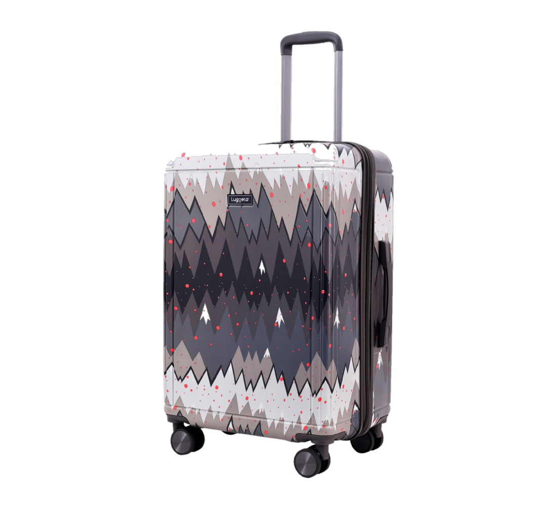 Nova hard-shell trolley case in Dark Grey, Dark Peach
