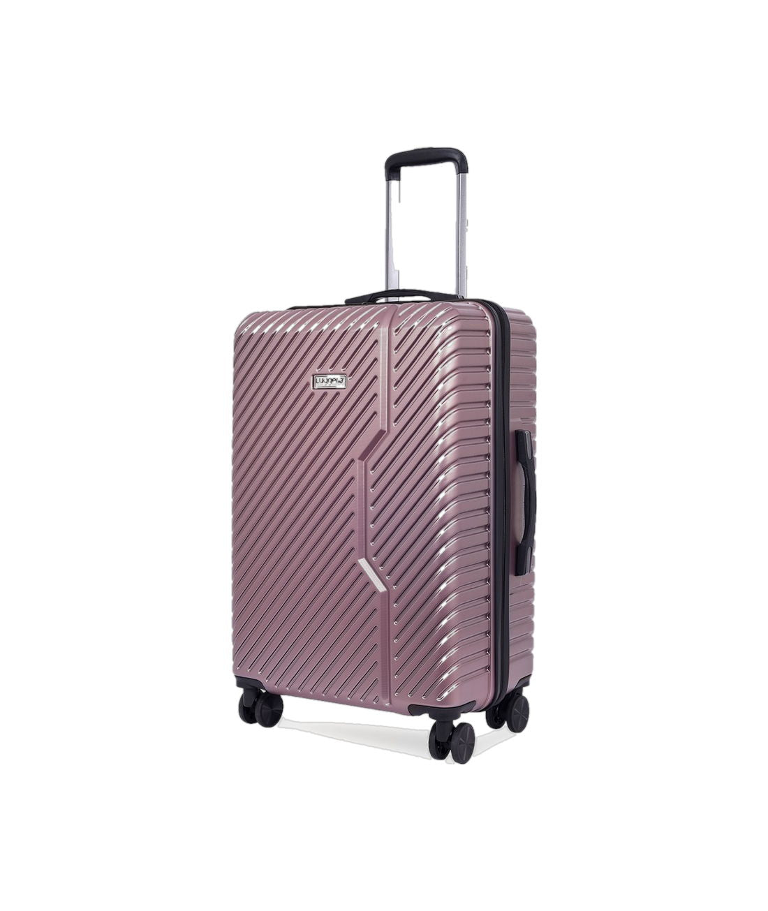 Vivid hard-shell trolley case in Rose Gold