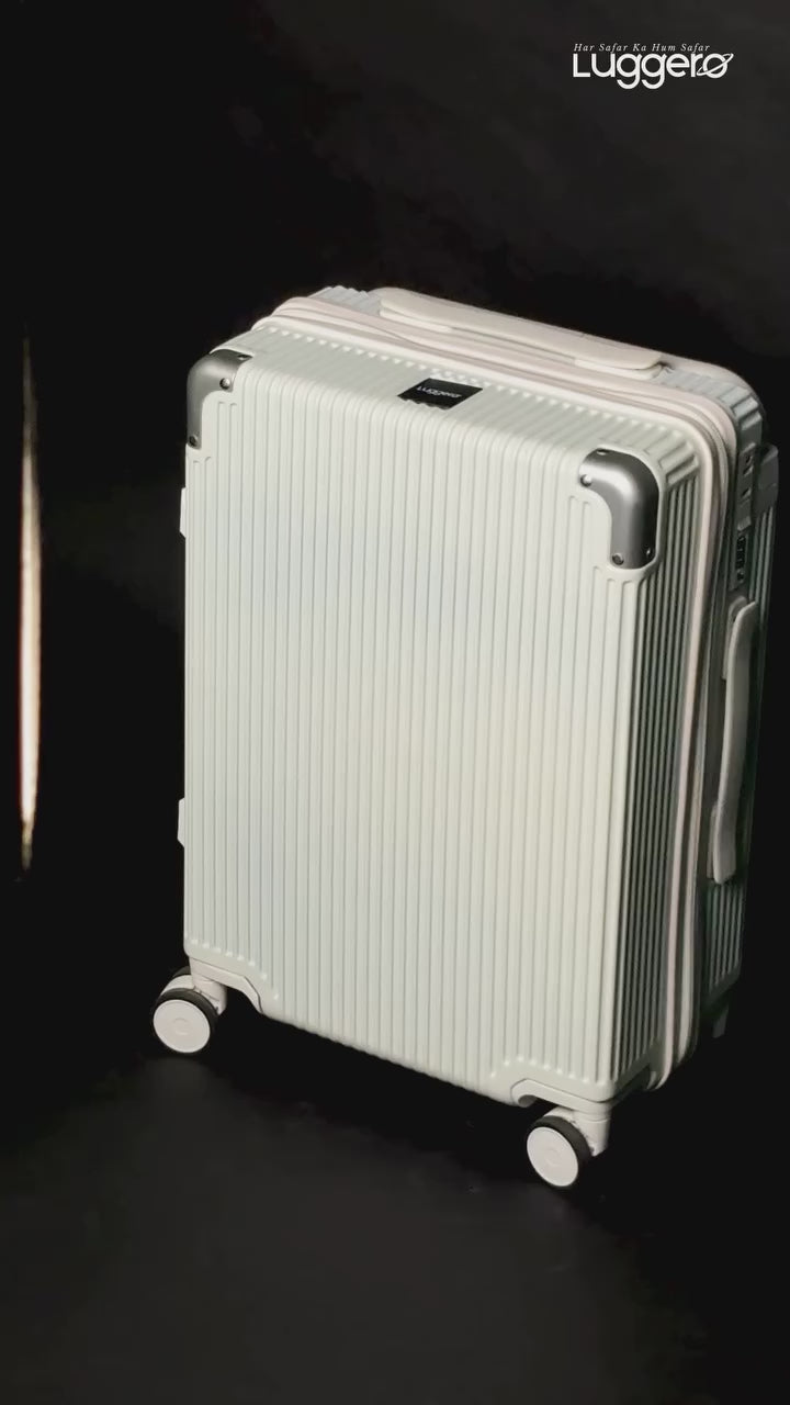 Luggero Lux Tuscany Polycarbonate Hard Trolley Bag — Anti-Theft Zip | 20/24/28 inch